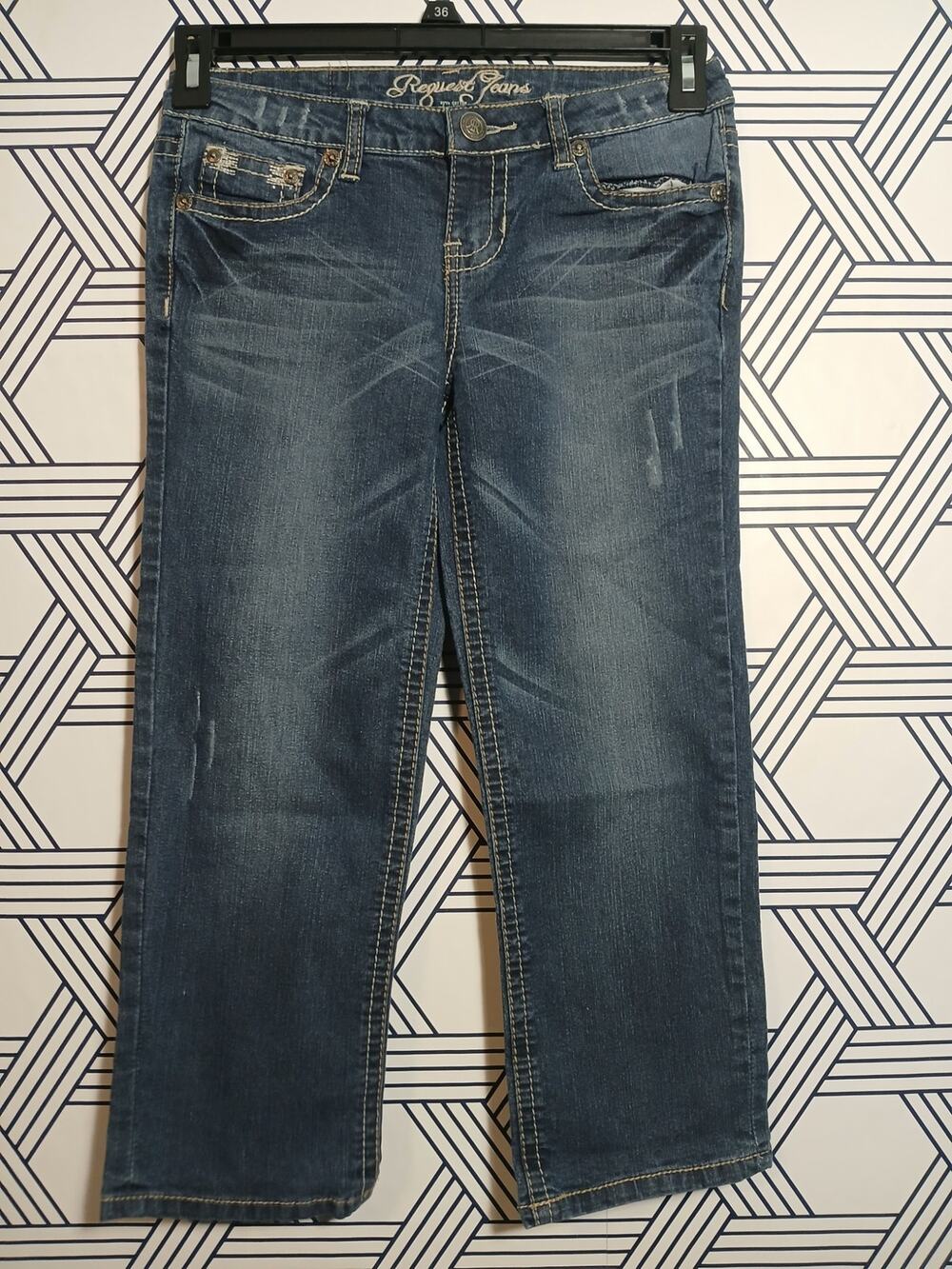 Girls Request Denim Capri Size 12